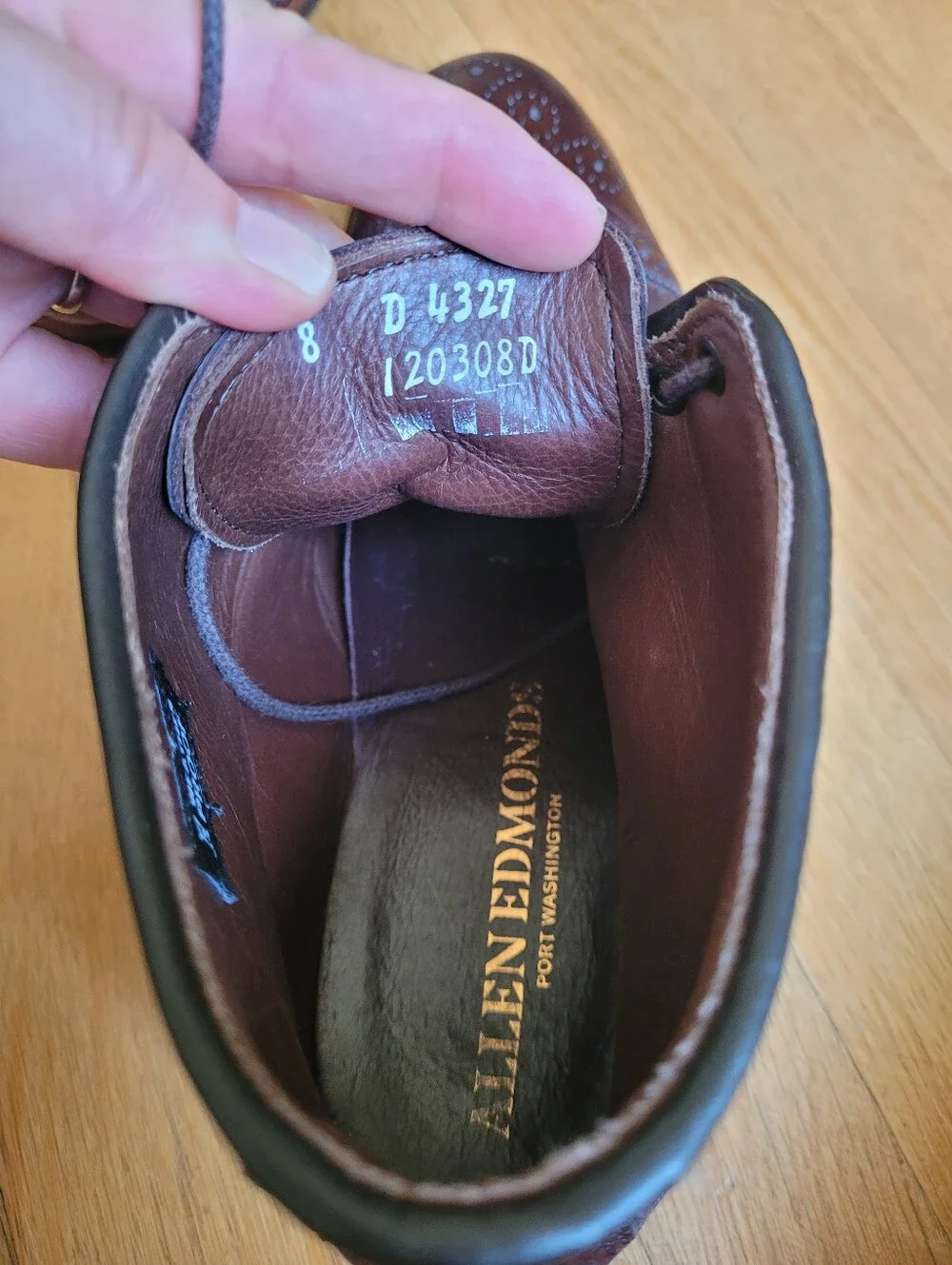 Allen Edmonds Hamillton Oxford Dress Boots 4327